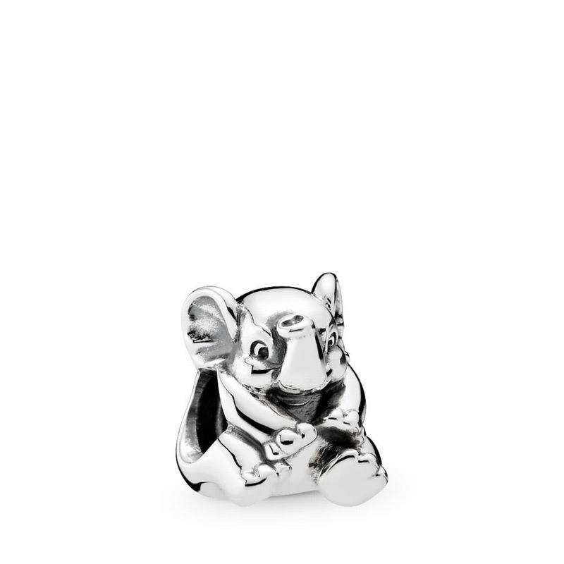 Pandora Lucky Elephant Charm - Sterling Silver - Canada | IS5046KX